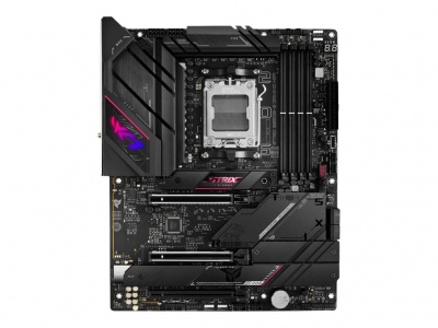 ASUS ROG STRIX B650E-E GAMING WIFI | Asus | Processor family Ryzen | Processor socket 1 x Socket AM5 | 4 DIMM slots - DDR5, non-ECC, on-die ECC, unbuffered | Supported hard disk drive interfaces SATA-600 (RAID), 4 x M.2 | Number of SATA connectors 4