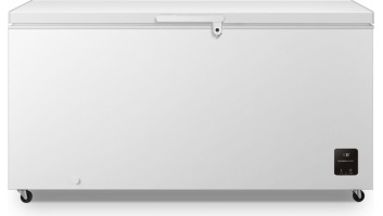 Gorenje | Freezer | FH50EAW | Energy efficiency class E | Chest | Free standing | Height 84.7 cm | Total net capacity 500 L | Display | White