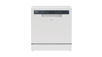 Candy | Dishwasher | CP 8F9FFW | Free-standing | Width 55 cm | Number of place settings 8 | Number of programs 8 | Energy efficiency class F | Display | White