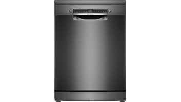 Bosch | Dishwasher | SMS4EMC06E | Free standing | Width 60 cm | Number of place settings 14 | Number of programs 6 | Energy efficiency class B | Display | AquaStop function | Black inox