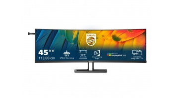 Philips | Curved Business Monitor | 45B1U6900C/00 | 44.5 " | VA | HDR | 32:9 | 75 Hz | 4 ms | 5120 x 1440 pixels | 450 cd/m² | HDMI ports quantity 2 | Black | Warranty 24 month(s)