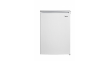 Midea Refrigerator | MDRD168FGE01 | Energy efficiency class F | Free standing | Larder | Height 84.5 cm | Fridge net capacity 97 L | Freezer net capacity 16 L | 39 dB | White