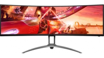 LCD Monitor|AOC|AG493QCX|48.8"|Gaming/Curved|Panel VA|3840x1080|32:9|144Hz|4 ms|Speakers|Swivel|Height adjustable|Tilt|Colour Black|AG493QCX