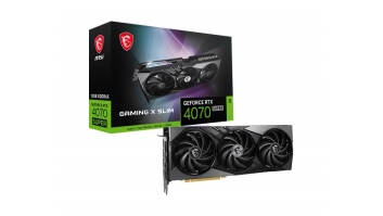 Graphics Card|MSI|NVIDIA GeForce RTX 4070 SUPER|12 GB|GDDR6X|192 bit|1xHDMI|3xDisplayPort|RTX4070SUPGAMXSLIM12G