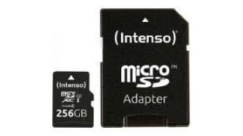 MEMORY MICRO SDXC 256GB UHS-I/W/ADAPTER 3423492 INTENSO