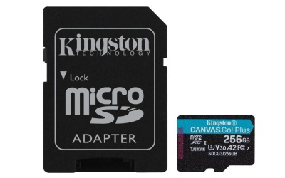 MEMORY MICRO SDXC 256GB UHS-I/W/ADAPTER SDCG3/256GB KINGSTON