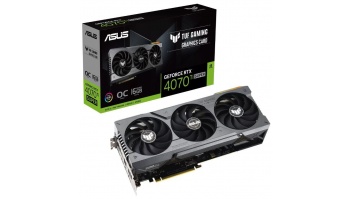 Graphics Card|ASUS|NVIDIA GeForce RTX 4070 Ti SUPER|16 GB|GDDR6X|256 bit|PCIE 4.0 16x|2xHDMI|3xDisplayPort|TUF-RTX4070TIS-O16G-GAM