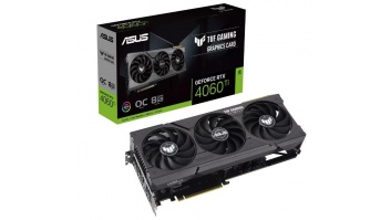 Graphics Card|ASUS|NVIDIA GeForce RTX 4060 Ti|8 GB|GDDR6|128 bit|PCIE 4.0 16x|1xHDMI|3xDisplayPort|TUF-RTX4060TI-O8G-GAMING