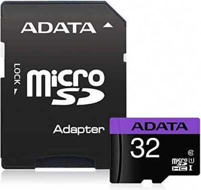 MEMORY MICRO SDHC 32GB W/ADAP./AUSDH32GUICL10-RA1 ADATA