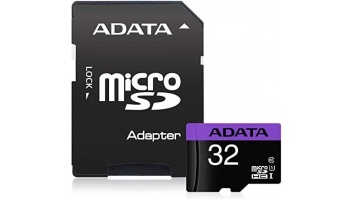 MEMORY MICRO SDHC 32GB W/ADAP./AUSDH32GUICL10-RA1 ADATA