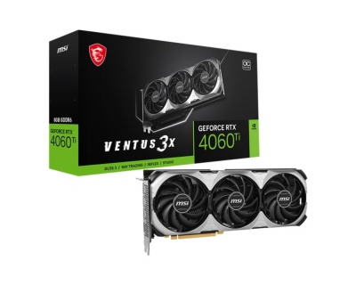 Graphics Card|MSI|NVIDIA GeForce RTX 4060 Ti|8 GB|GDDR6|128 bit|PCIE 4.0 16x|Triple slot Fansink|1xHDMI|3xDisplayPort|RTX4060TIVEN3XE8GOC