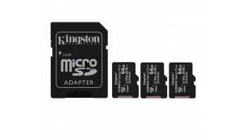 MEMORY MICRO SDXC 64GB UHS-I/3PACK SDCS2/64GB-3P1A KINGSTON