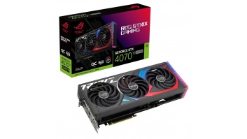 Graphics Card|ASUS|NVIDIA GeForce RTX 4070 Ti SUPER|16 GB|GDDR6X|256 bit|PCIE 4.0 16x|2xHDMI|3xDisplayPort|ROGSTRIXRTX4070TIS-O16GAM