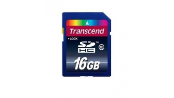 MEMORY SDHC 16GB/CLASS10 TS16GSDHC10 TRANSCEND