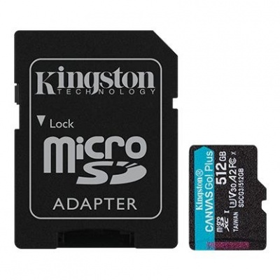 MEMORY MICRO SDXC 512GB UHS-I/W/ADAPTER SDCG3/512GB KINGSTON