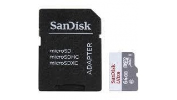 MEMORY MICRO SDXC 64GB UHS-I/W/A SDSQUNR-064G-GN6TA SANDISK