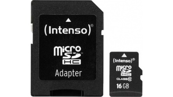 MEMORY MICRO SDHC 16GB C10/W/ADAPTER 3413470 INTENSO