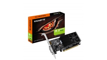Graphics Card|GIGABYTE|NVIDIA GeForce GT 1030|2 GB|64 bit|PCIE 3.0 16x|GDDR4|Memory 2100 MHz|GPU 1177 MHz|Single Slot Fansink|1xDVI|1xHDMI|GV-N1030D4-2GL