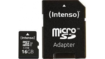 MEMORY MICRO SDHC 16GB UHS-I/W/ADAPTER 3423470 INTENSO