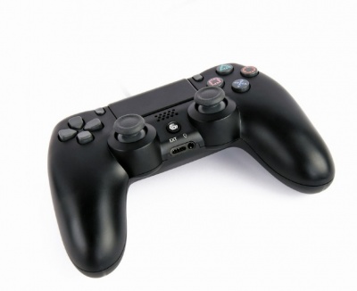 Wireless game controller JPD-PS4BT-02 for PlayStation 4 or PC, black