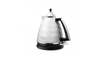 Delonghi Kettle KBJ2001W Standard 2000 W 1.7 L Plastic 360° rotational base White