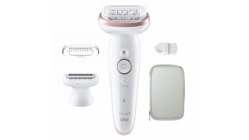 Braun SES9-030 Silk épil 9 Epilator, White/Rose