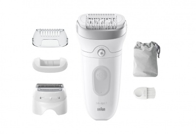 Braun SE7-041 Silk épil 7 Epilator, White/Silver