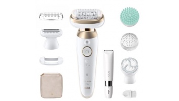 Braun SES9-481 Silk épil 9 Flex 3D Epilator, White/Gold