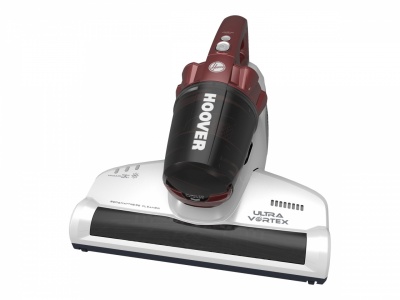 Hoover MBC500UV 011 Mattress cleaner, Bagless, Dust container 0.3  L, Power 500 W, Working radius 5 m, White/Red | Hoover