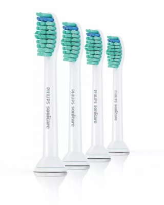 Philips | HX6014/07 Standard Sonic | Toothbrush Heads | Heads | For adults and children | Number of brush heads included 4 | Sonic technology | White