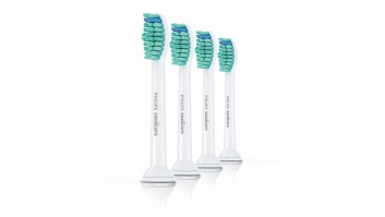 Philips | HX6014/07 Standard Sonic | Toothbrush Heads | Heads | For adults and children | Number of brush heads included 4 | Sonic technology | White