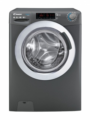 Candy | Washing Machine | CSS169TWMCRE/1-S | Energy efficiency class A | Front loading | Washing capacity 9 kg | 1600 RPM | Depth 53 cm | Width 60 cm | Display | LCD | Steam function | NFC | Anthracite