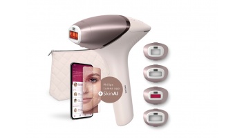 IPL Hair Removal Device with SenseIQ | BRI977/00 Lumea 9900 Series | Bulb lifetime (flashes) 450.000 | Number of power levels 5 | Rose