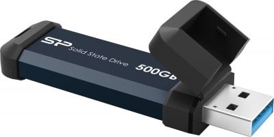 SILICON POWER Portable SSD MS60 Discover Future-Forward SSD, 500GB