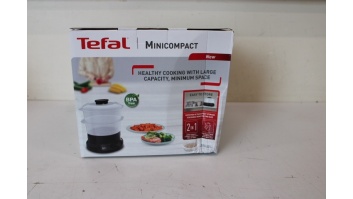 SALE OUT. TEFAL VC139810 Food Steamer, Power 800W, Black | Food Steamer | VC139810 | Black | 800 W | Capacity 6 L | DAMAGED PACKAGING, SCRATCHES | Number of baskets 2