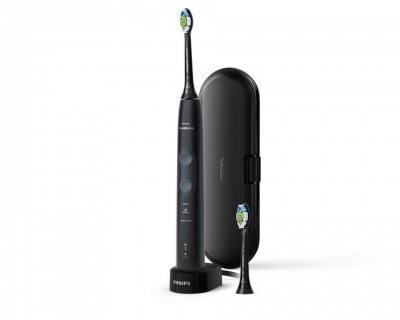 Philips | Sonicare ProtectiveClean 5100 Electric toothbrush | HX6850/47 | Rechargeable | For adults | Number of brush heads included 2 | Number of teeth brushing modes 3 | Sonic technology | Black