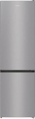 Refrigerator | NRK6202ES4 | Energy efficiency class E | Free standing | Combi | Height 200 cm | No Frost system | Fridge net capacity 235 L | Freezer net capacity 96 L | Display | 38 dB | Grey