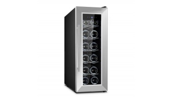 ETA | Wine Cooler | ETA978290010F | Energy efficiency class F | Free standing | Bottles capacity 12 | Cooling type Thermoelectric | Black/Silver