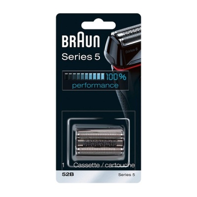 Braun | 52B | Head Replacement Pack | Black