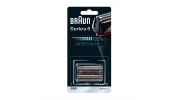 Braun | 52B | Head Replacement Pack | Black