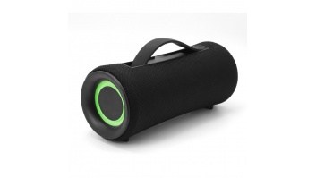 Gembird SPK-BT-LED-04 Wireless LED boombox speaker, black