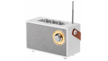 Speaker with radio | CR 1902 W | 5 W | Bluetooth | White | Wireless connection