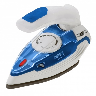 CR 5040 | Steam travel iron | 1600 W | Water tank capacity 80 ml | Continuous steam 10 g/min | Steam boost performance 50 g/min | Blue/White