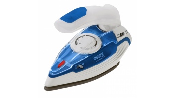 CR 5040 | Steam travel iron | 1600 W | Water tank capacity 80 ml | Continuous steam 10 g/min | Steam boost performance 50 g/min | Blue/White