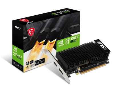 GeForce GT 1030 4GHD4 LP OC | NVIDIA | 4 GB | GeForce GT 1030 | DDR4 | HDMI ports quantity 1 | PCI Express 3.0 x16 (uses x4)