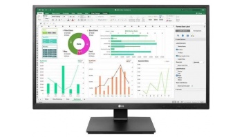 LCD Monitor|LG|27"|4K|Panel IPS|3840x2160|16:9|75Hz|Matte|5 ms|Speakers|Pivot|Height adjustable|Tilt|Colour Black|27BN55UP-B