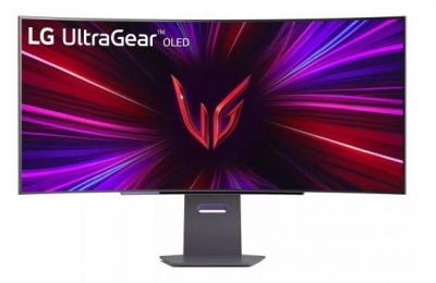 Monitor|LG|45GS95QE-B|45"|Gaming/Curved/21 : 9|Panel OLED|3440x1440|21:9|240Hz|0.03 ms|Swivel|Height adjustable|Tilt|Colour Black|45GS95QE-B