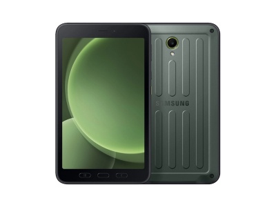 Galaxy | Tab Active5 | 8 " | Green | TFT LCD | 1920 x 1200 pixels | 6 GB | 128 GB | 5G | Wi-Fi | Front camera | 5 MP | Rear camera | 13 MP | Bluetooth | 5.3 | Android | 14