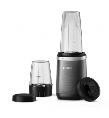 PHILIPS 5000 Series blenderis, 1000W, melns (kompl. 2 krūzes)