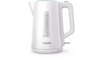 PHILIPS tējkanna 1.7 l, balts/zils